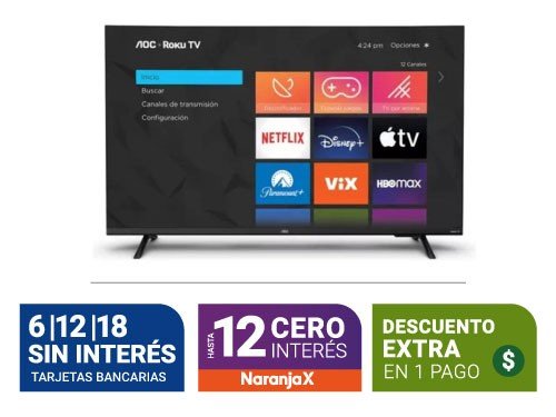 Smart Tv Aoc 32" Roku Led 32 S5135/77G