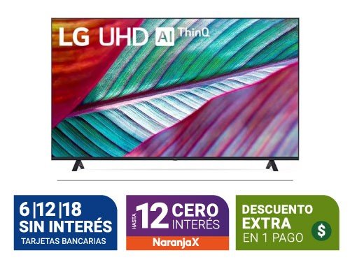 Smart Tv 4K Lg 50" 50Ur8750Psa Al Thinq Negro