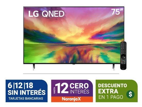 Smart Tv QNED 4K Lg 75" 75Qned80Sra Al Thinq