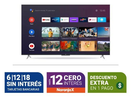 Smart Tv 4K Rca 55" G55P6Uhd-F Google Tv