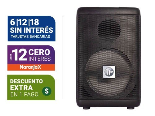 Parlante PortÃ¡til Stromberg Rumble Bluetooth 8" 30W