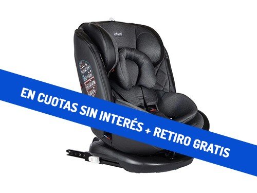 Butaca I-Giro 360º Infanti Gris Oscuro