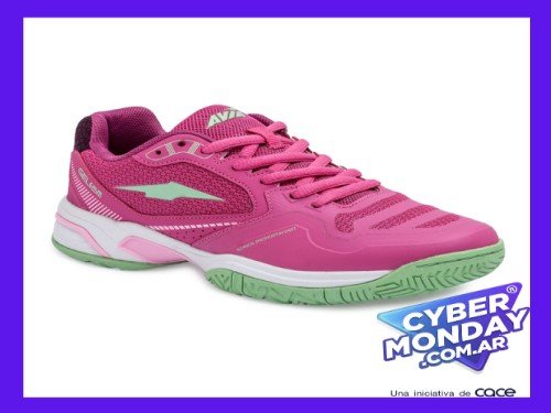 ZAPATILLAS AVIA DE TENIS SIDESPIN FUCSIA MENTA MUJER