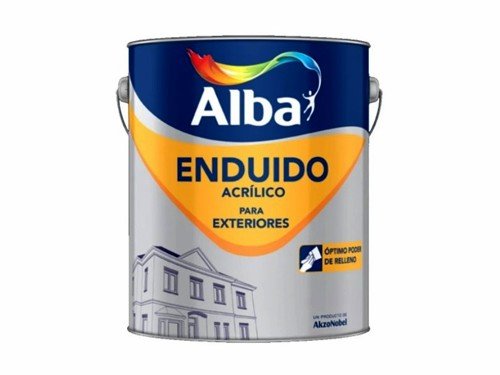 Enduido exterior acrílico exterior Alba 20 litros