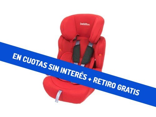 Butaca Booster Bebitos Monza Roja