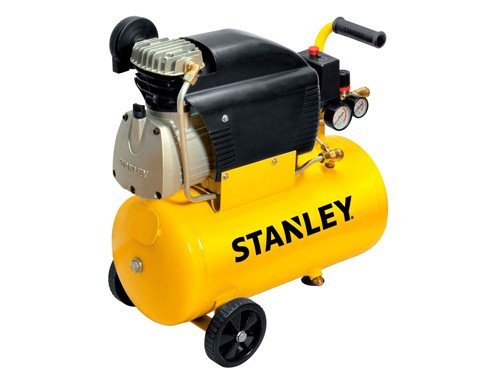 Compresor De Aire Stanley 24 Litros 2 Hp + Kit 3 Accesorios