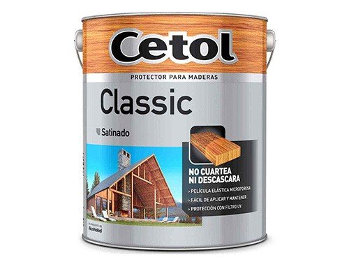 Impregnante Maderas Cetol Classic Satinado Natural 10 Lts