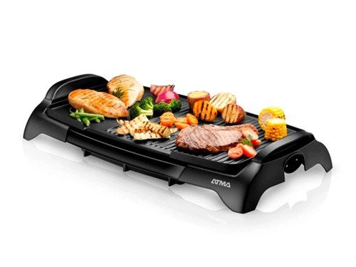 Parrilla Eléctrica Antiadherente Grill Atma Pg4731p 2390w