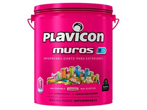 Impermeabilizante Plavicon Muros Blanco 25 Kg