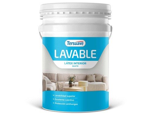 Latex Interior Lavable Mate Blanco 20 Lts Tersuave