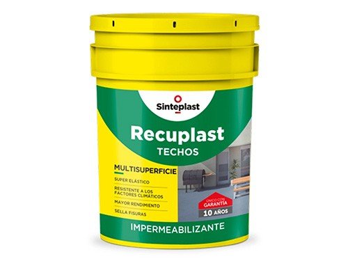 Membrana Liquida Para Techos Rojo Teja Recuplast 20kg Sinteplast