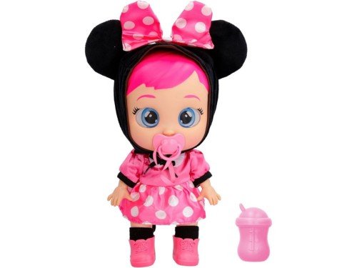 Muñeca Cry Babies Bebe Lloron Disney Minnie 30cm Original