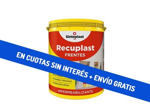 Impermeabilizante para frentes Recuplast blanco 20 l