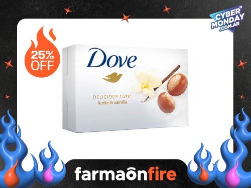 DOVE - Jabón de tocador karité y vainilla 90 gr