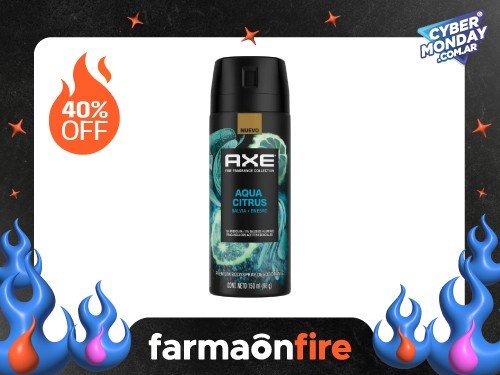 AXE - Desodorante en aerosol aqua citrus 96 gr