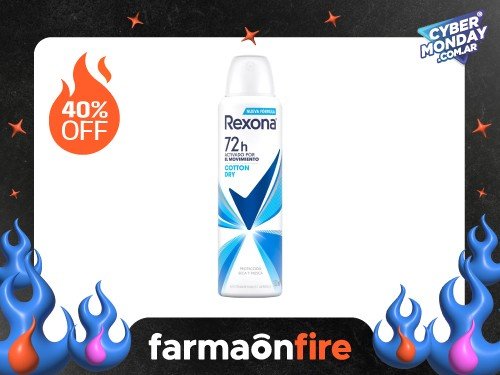 REXONA - Desodorante antitranspirante cotton dry en aerosol 150 ml