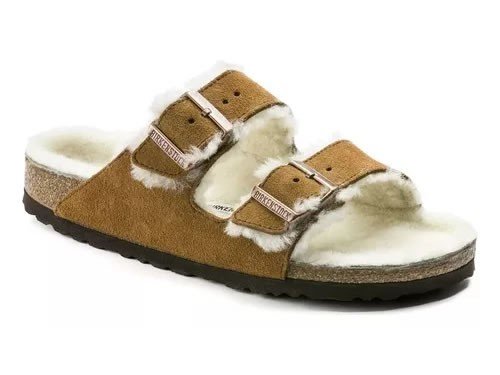 Sandalias Birkenstock Arizona Vl Unisex Original Corderito