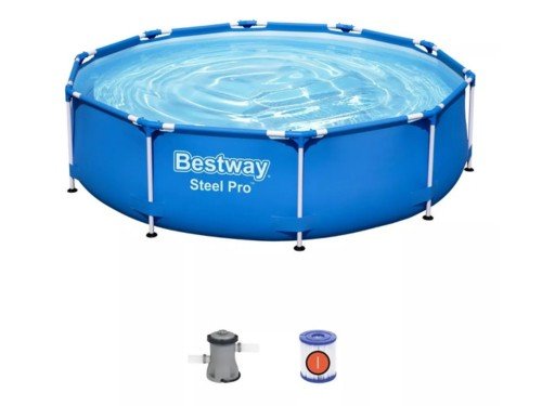 Pileta Estructural Redonda Steel Pro 56679 4678L 457x122cm Bestway