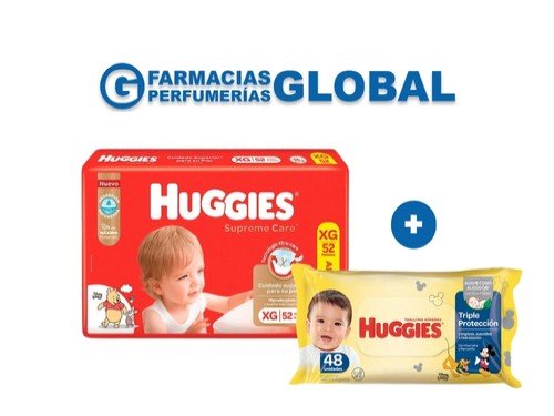 Huggies Supreme Care XG X52 +Huggies Toallitas Regalo!