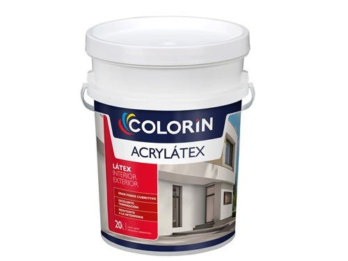 Látex Interior / Exterior Acrylatex Mate Blanco 20 Litros