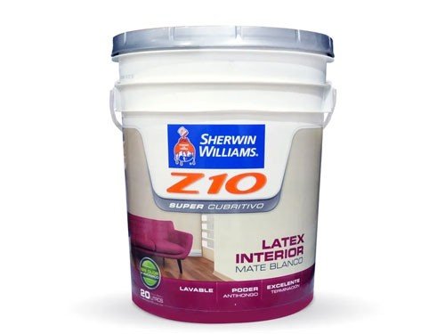 Látex Interior Z10 Supercubritivo Mate Blanco 20 Litros