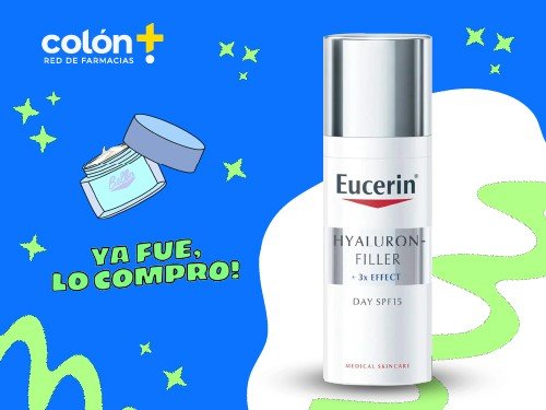 Crema Antiarrugas de Día Hyaluron-Filler FPS15 x 50ml EUCERIN