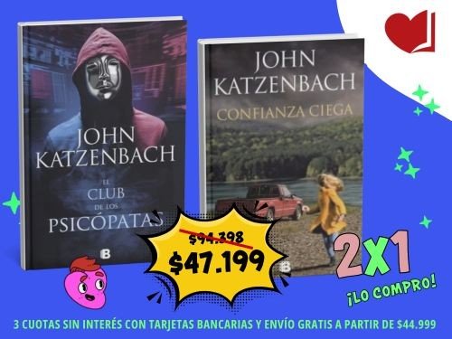 ¡2x1 en libros de Katzenbach! Thriller - Suspense