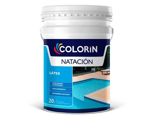 Pintura para piletas al agua Azul 20 Litros Colorín