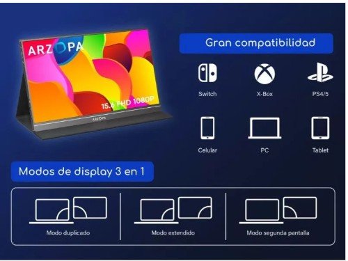 Monitor Portatil Arzopa S1 TABLE A15.6 1080P