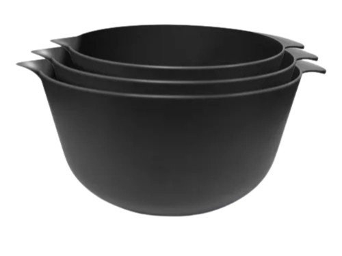 Set 3 Bowls Batidores Pico Vertedor Plastico Carol Fusion