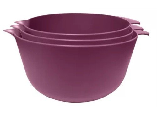 Set 3 Bowls Batidores Pico Vertedor Plastico Carol Fusion