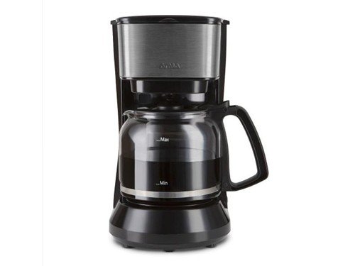 Cafetera de Filtro CA22IBP 1,50 Litros 1000W Color Acero/Negro Atma