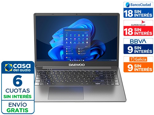 Notebook Daewoo M14 14" Celeron 4GB/128GB