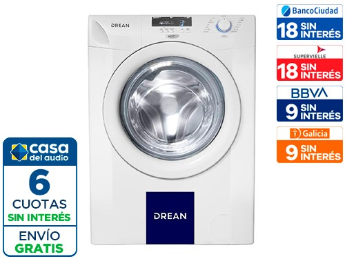 Lavarropas Automático Drean Next 6.06 Eco 6Kg 600Rpm