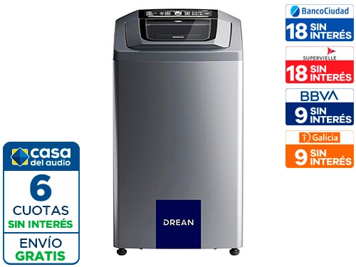 Lavarropas Automático Drean Concept Neo Fuzzy 658G 6.5Kg 800Rpm