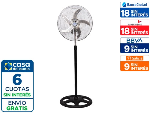 Ventilador de Pie Wins EC1311 18" 3 en 1 65 Watts