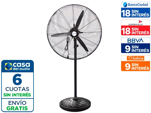 Ventilador de Pie Wins 30" 200 Watts Industrial