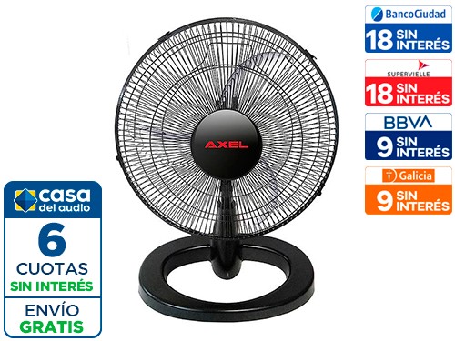 Ventilador de Mesa Axel AX/TUR16E 16" 50 Watts