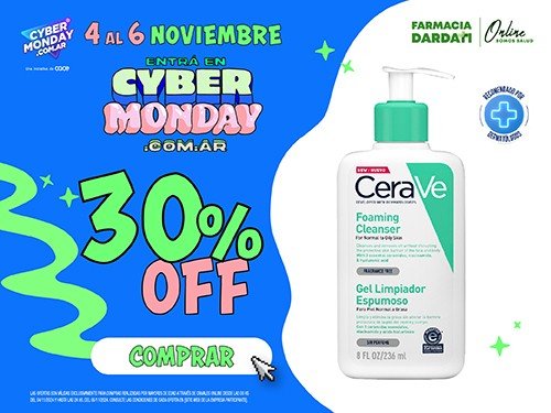 GEL LIMPIADOR ESPUMOSO x236ml CERAVE