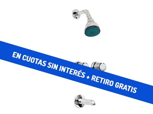 Griferia ducha Aqualaf 19030 7000 embutir con transf