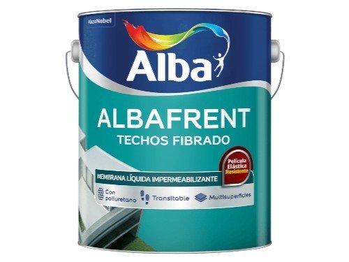 Membrana líquida Alba Albafrent fibrado blanco 4 litros