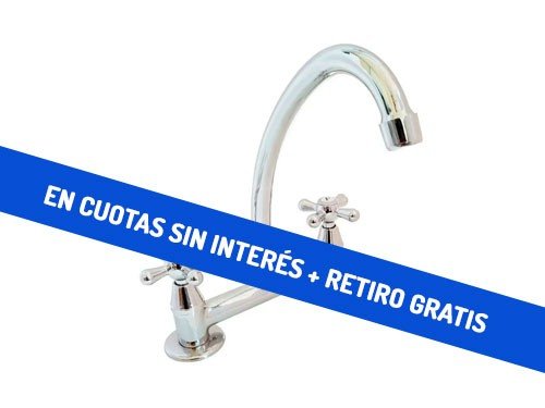 Griferia cocina Aqualaf 6001 liwen compresion