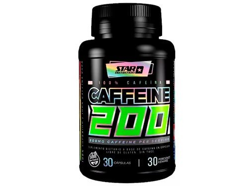 SUPLEMENTO A BASE DE CAFEÍNA 30 CAPSULAS STAR NUTRITION CAFFEINE 200