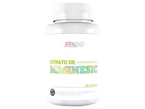 SUPLEMENTO MAGNESIO 60 CAPSULAS STAR NUTRITION CITRATO DE MAGNESIO