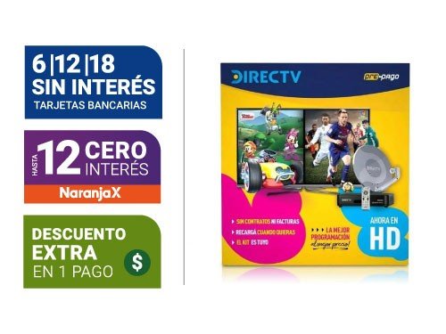 Antena Direc Tv 46 Cm + Decodificador