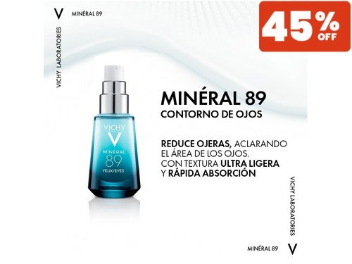 Combo Mineral 89 x 50 ml + Mineral 89 Ojos x 15 ml Vichy