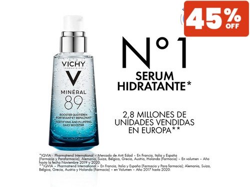 Combo Mineral 89 x 50 ml + Mineral 89 Ojos x 15 ml Vichy