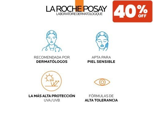 Anthelios UV Mune 400 Fluido Sin Color SPF 50+ La Roche-Posay x 50 ML