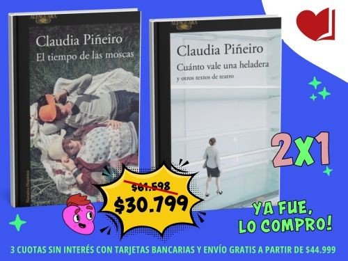 2x1 Piñeiro - Teatro + Novela ¡UN COMBO DE LIBROS MAGNIFICO!