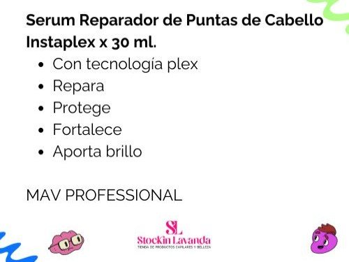 Serum capilar Instaplex 30 ml MAV PROFESSIONAL